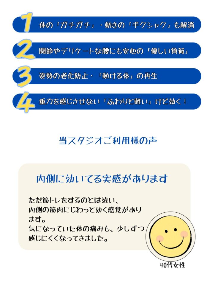 スタジオご利用様の声